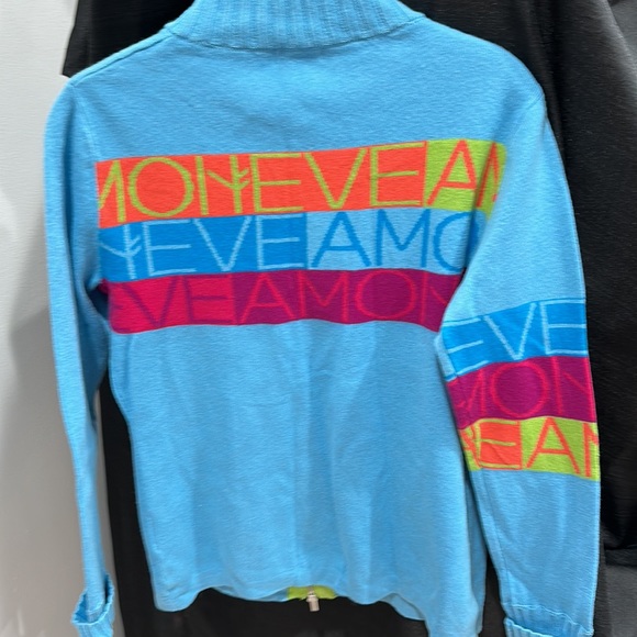 Neve Colorful Zipper Sweater - Picture 3 of 8